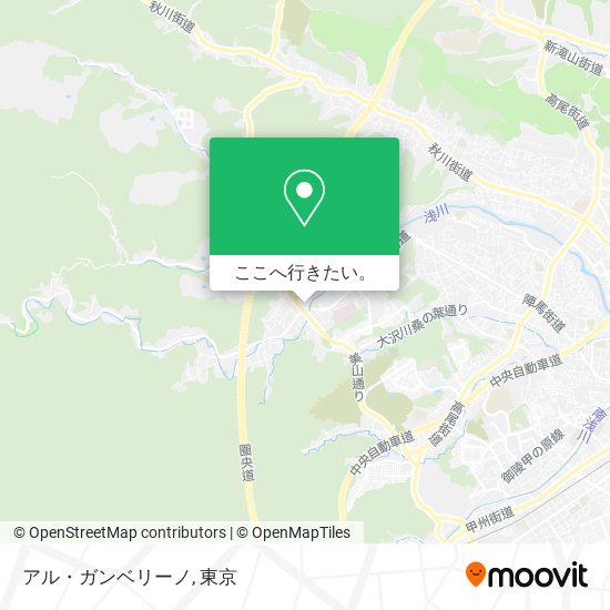 アル・ガンベリーノ地図