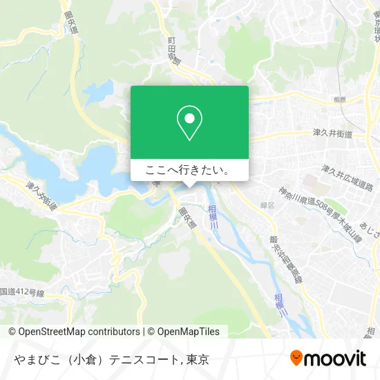 やまびこ（小倉）テニスコート地図