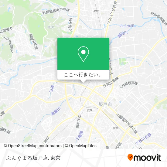 ぶんぐまる坂戸店地図