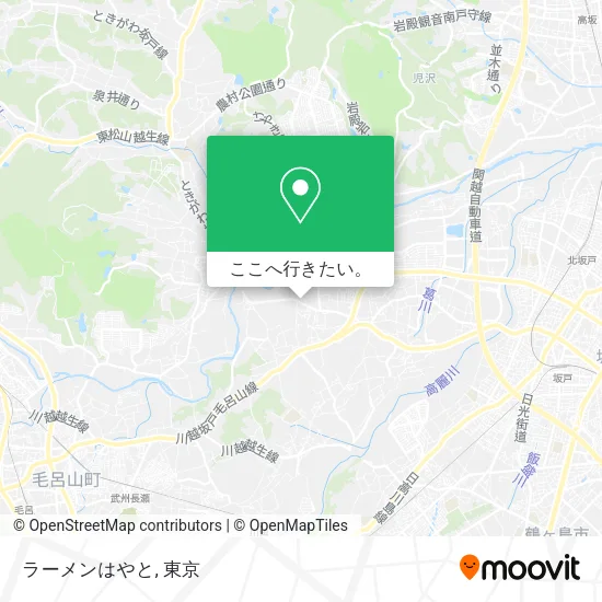 ラーメンはやと地図