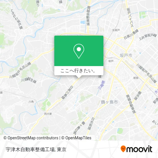 宇津木自動車整備工場地図