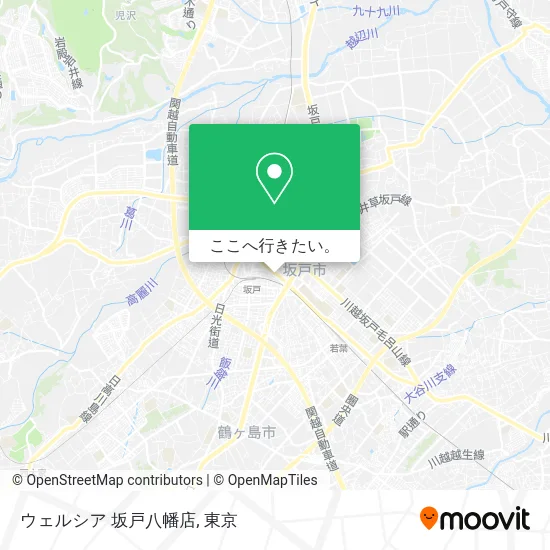 ウェルシア 坂戸八幡店地図