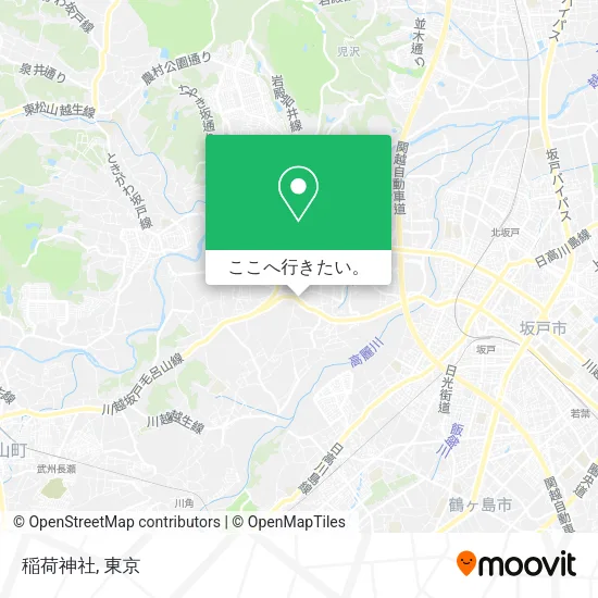 稲荷神社地図