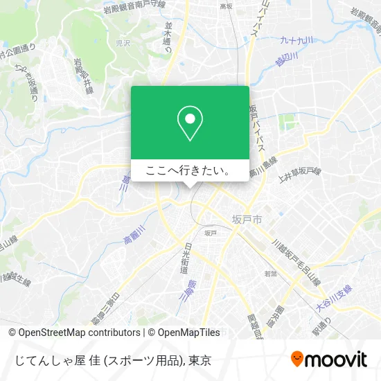 じてんしゃ屋  佳 (スポーツ用品)地図