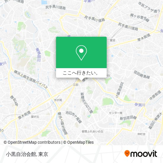 小黒自治会館地図