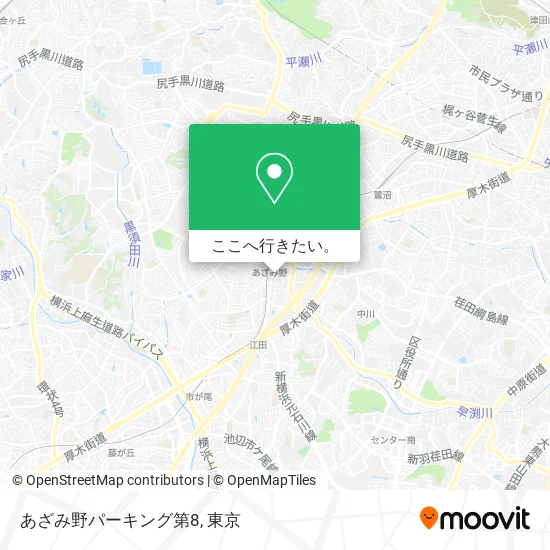 あざみ野パーキング第8地図