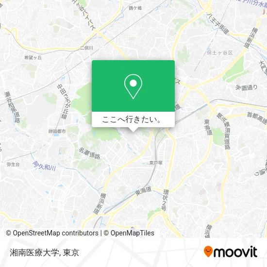 湘南医療大学地図