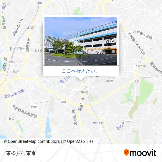 東松戸4地図