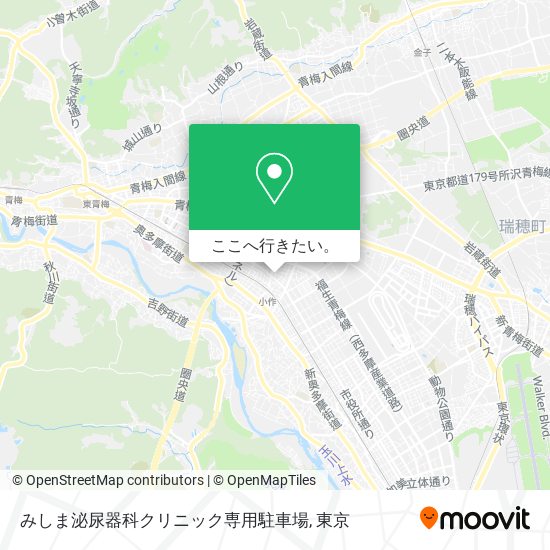 みしま泌尿器科クリニック専用駐車場地図