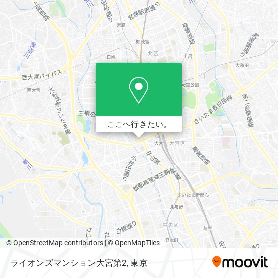 ライオンズマンション大宮第2地図