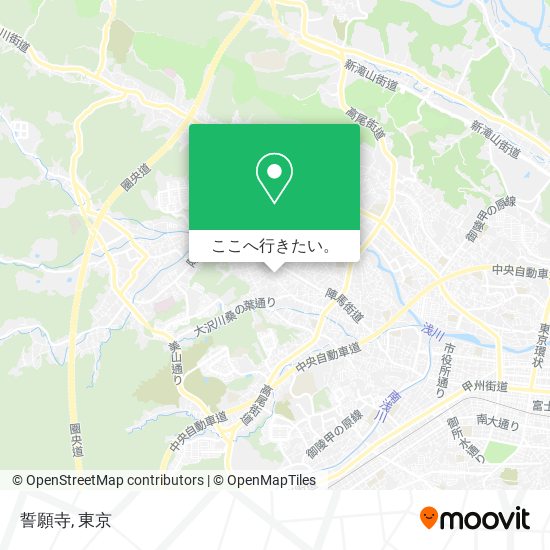 誓願寺地図