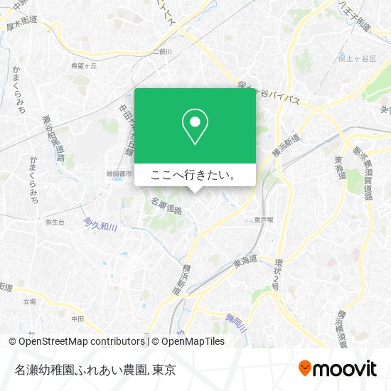 名瀬幼稚園ふれあい農園地図