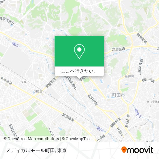 メディカルモール町田地図