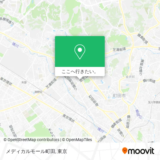 メディカルモール町田地図