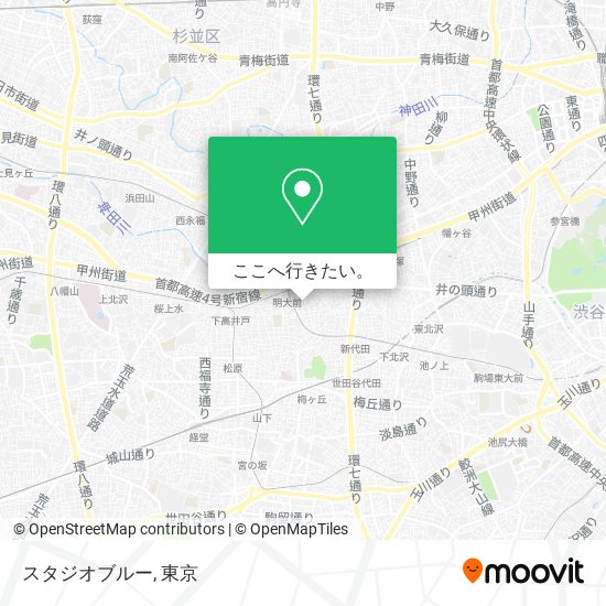 スタジオブルー地図