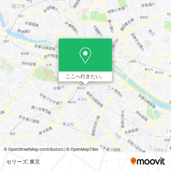 セリーズ地図