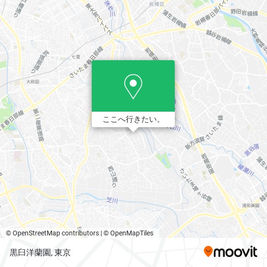 黒臼洋蘭園地図