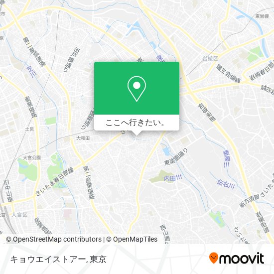 キョウエイストアー地図