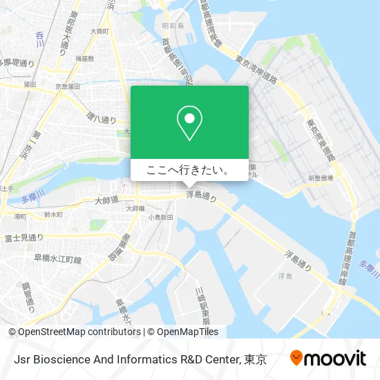 Jsr Bioscience And Informatics R&D Center地図