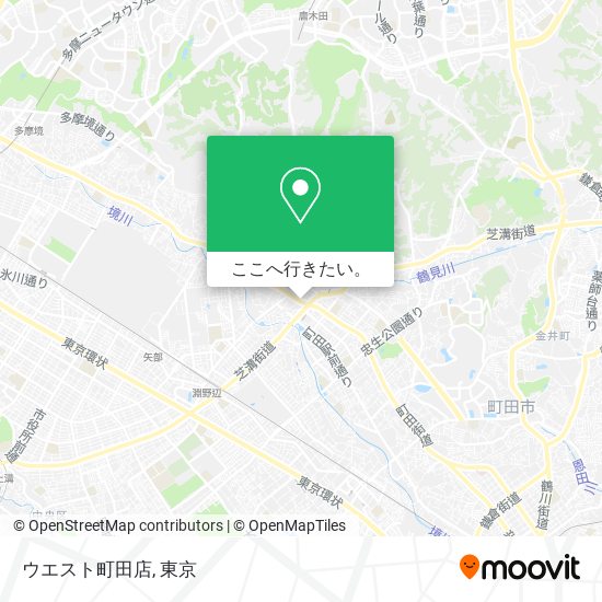 ウエスト町田店地図