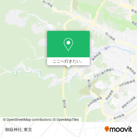 御嶽神社地図