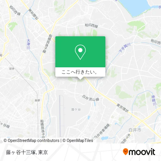 藤ヶ谷十三塚地図