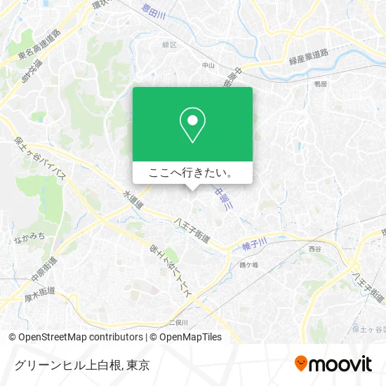 グリーンヒル上白根地図
