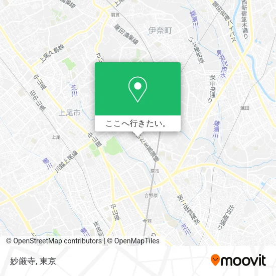 妙厳寺地図