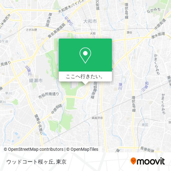 ウッドコート桜ヶ丘地図