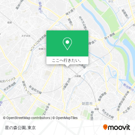 星の森公園地図