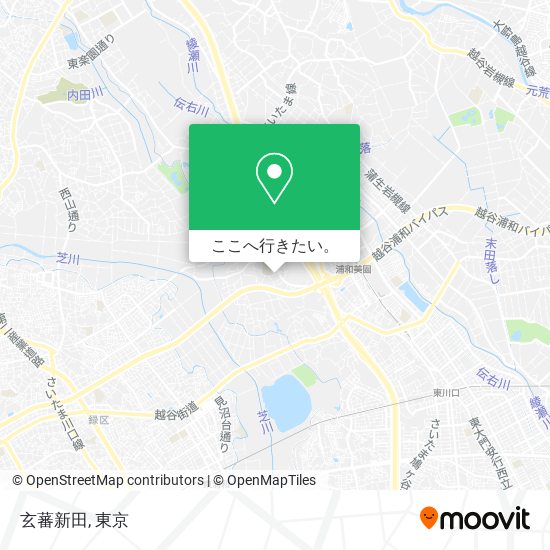 玄蕃新田地図