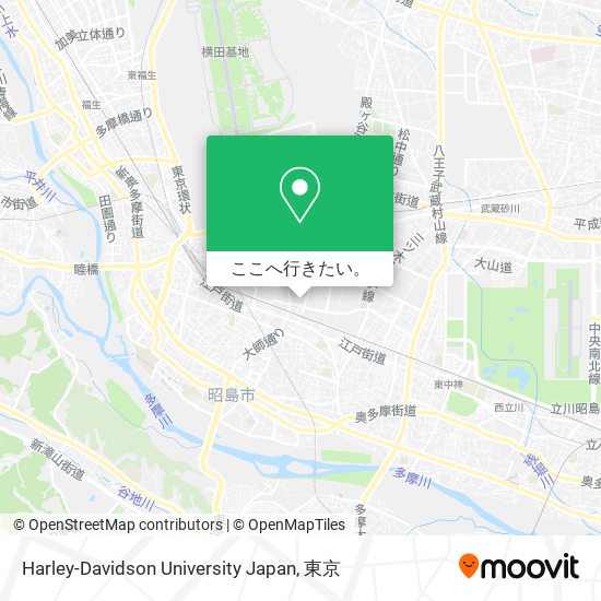 Harley-Davidson University Japan地図