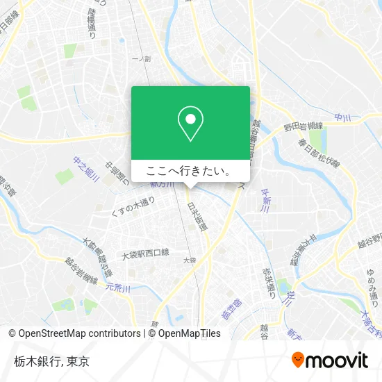 栃木銀行地図