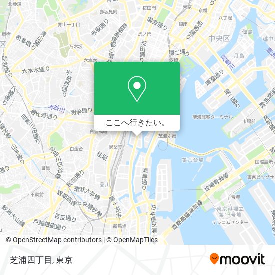 芝浦四丁目地図