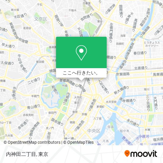 内神田二丁目地図
