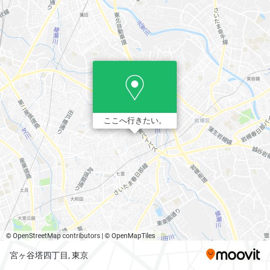 宮ヶ谷塔四丁目地図