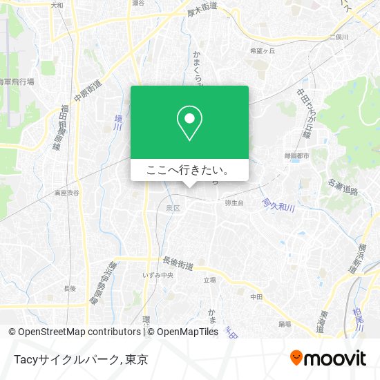 Tacyサイクルパーク地図