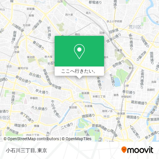小石川三丁目地図
