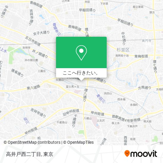 高井戸西二丁目地図