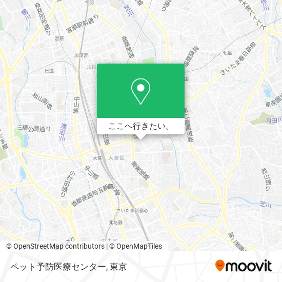 ペット予防医療センター地図