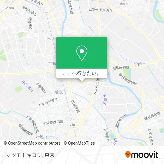 マツモトキヨシ地図