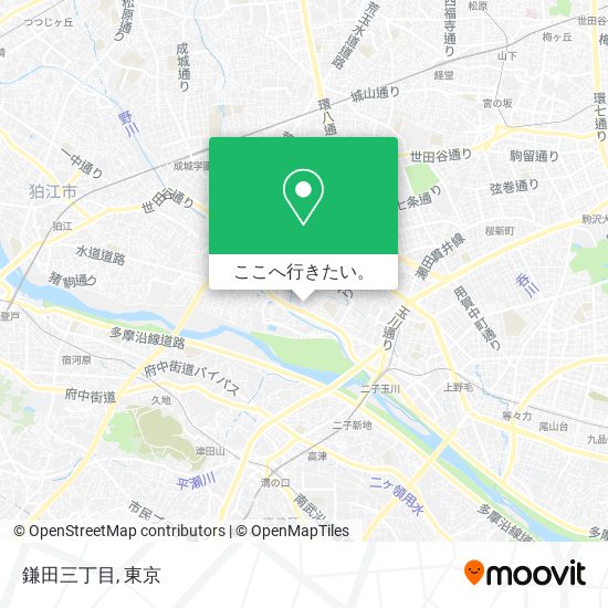 鎌田三丁目地図