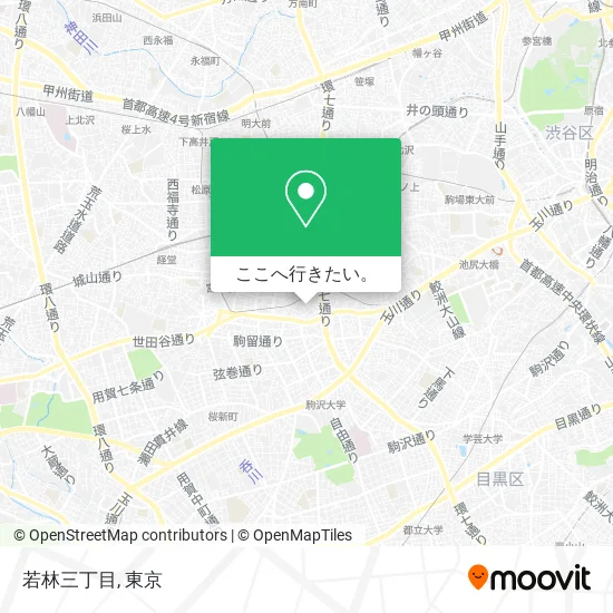 若林三丁目地図