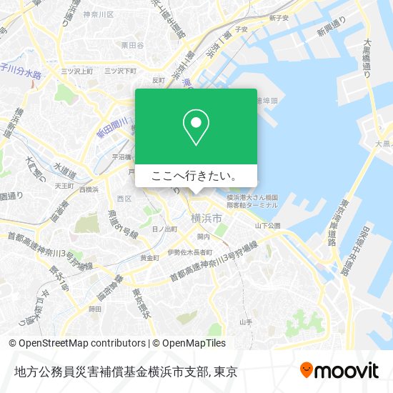 地方公務員災害補償基金横浜市支部地図