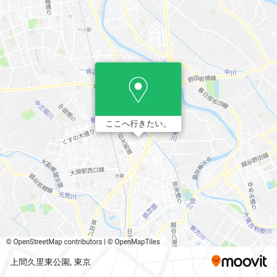上間久里東公園地図