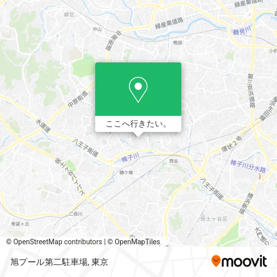 旭プール第二駐車場地図