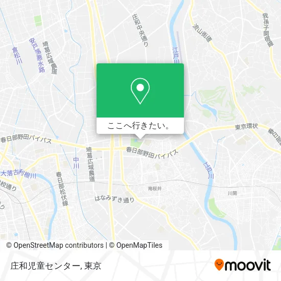 庄和児童センター地図