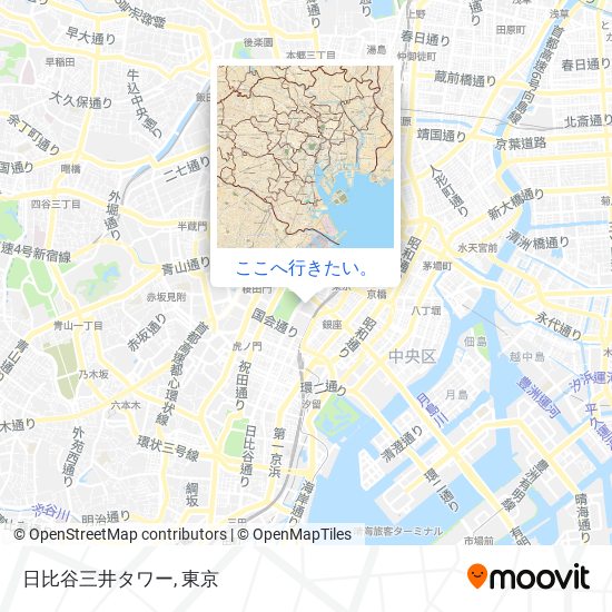 日比谷三井タワー地図