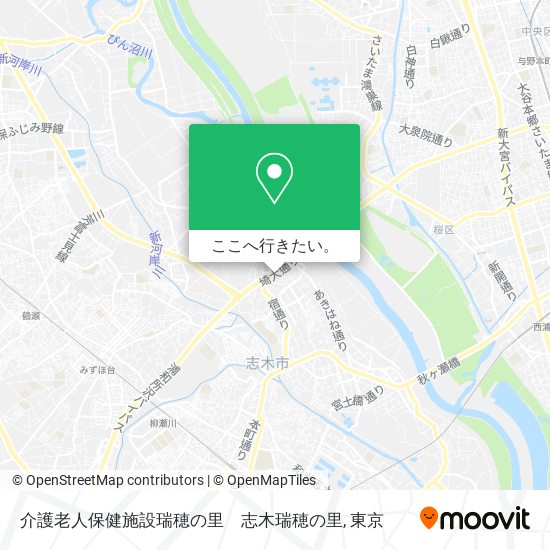 介護老人保健施設瑞穂の里　志木瑞穂の里地図