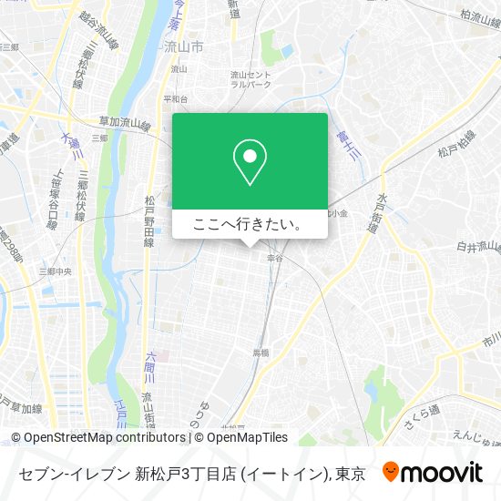 セブン-イレブン 新松戸3丁目店 (イートイン)地図